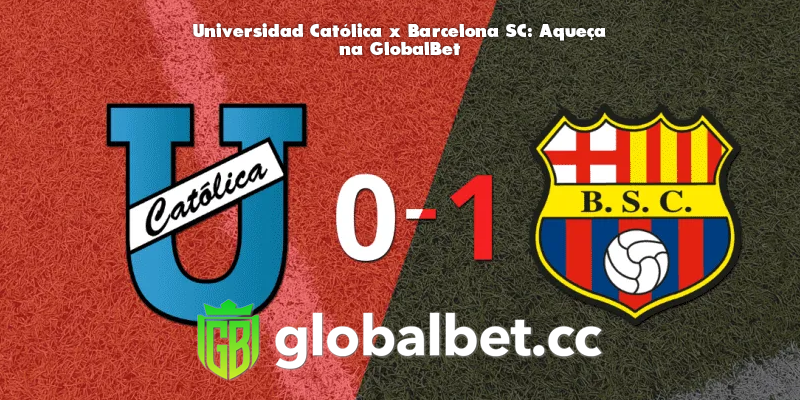 Universidad Católica x Barcelona SC: Aqueça na GlobalBet